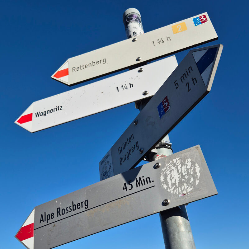 Leitgedanke 2026: Entscheidungen – Wegweiser für bewusste Entscheidungen Wegweiser in verschiedene Richtungen als Symbol für bewusste Entscheidungen – Leitgedanke 2026